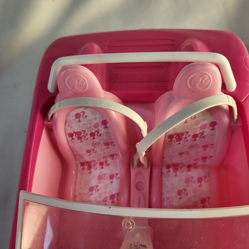2013 Mattel Barbie Pink Glitter 2 seat convertible toy car - Picture 5 of 8